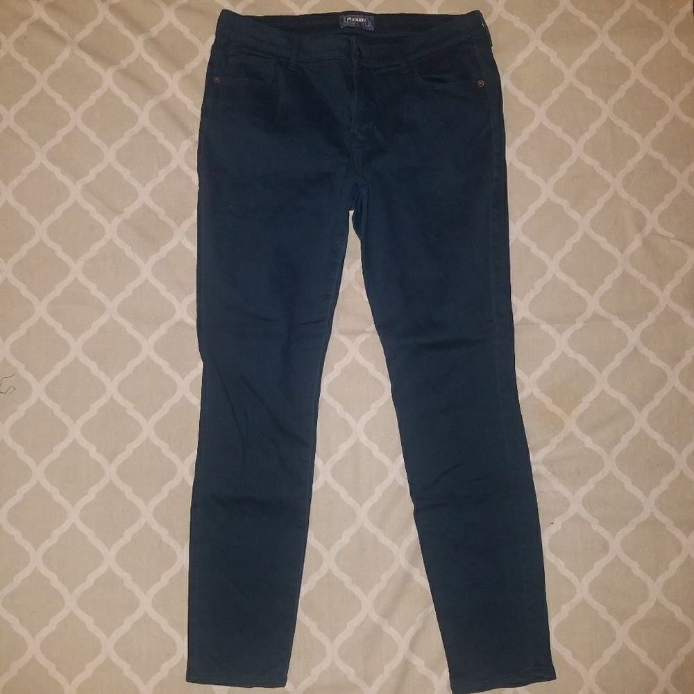 Old Navy Rockstar Teal Mid-Rise Pant